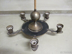 Starý mosazný lustr - 6