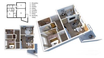 Byt 3+kk s balkonem 77 m² - 6