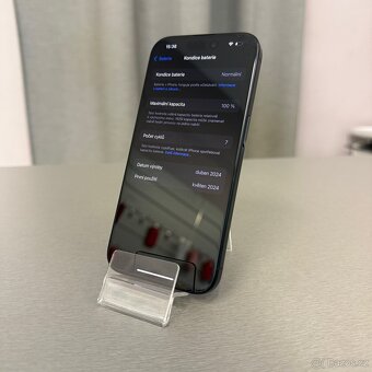 iPhone 15 Pro 256GB blue titan, 100% baterie, rok záruka - 6