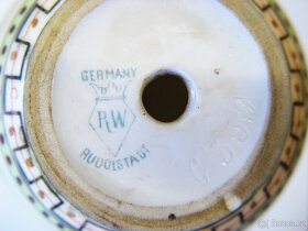 Petrolejová lampa značená Rudolstadt Germany - 6