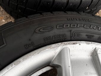 VW Sharan 5x112 205/55 R16 zimní sada - 6