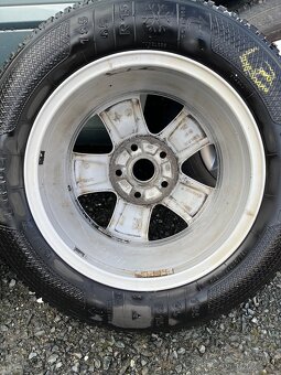 Alu kola orig Škoda + zimní pneu 195/65 r15 - 6