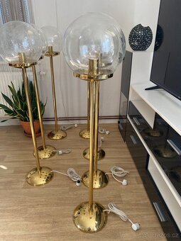 Podlahová stojací lampa Kamenický Šenov 70.léta - 6