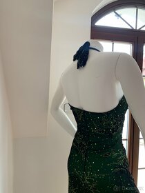 Krásné plesové šaty,1x použité,vel.38 - 6