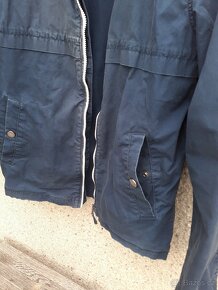 Vintage Tommy Hilfiger bunda modrá unisex pánská dámská - 6