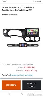 Čína autorádio jeep wrangler - 6