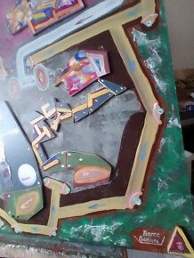 Borec Golfista 123x80cm, koláž, kombinovaná technika - 6