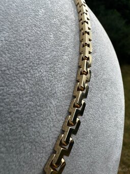 Zlatý řetěz 35.02g 62cm - 0.8mm - ANKR - PILKA NOVY ZLATO - 6
