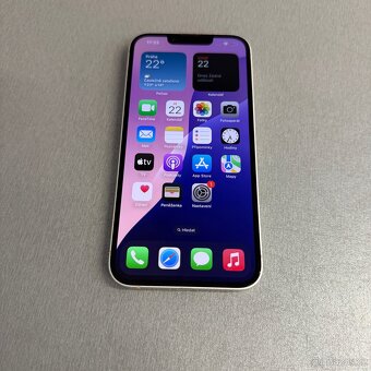 iPhone 13 128GB bílý, pěkný stav, 12 měsíců záruka - 6