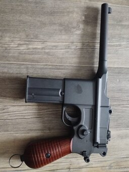 Plynová airsoftová pistole Mauser C96 - 6