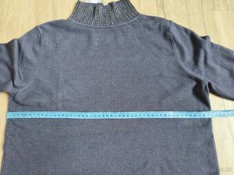 Nový svetr s kamínky, vel.L - 6