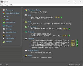 Herní PC RTX 3070 | 32 GB RAM | Win 11 Pro | Plug & Play - 6