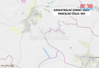 Prodej pole, 54252 m², Jíkev - 6