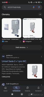 WC, záchod Grohe - 6