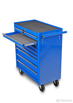 VOZIK NA DILENSKE NARADI 9 ZASUVEK + KLIC DOKLAD DPH Modry - 6