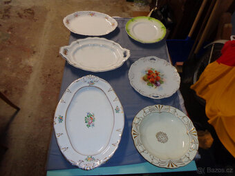 Staré porcelánové mísy značené 1400k vše - 6