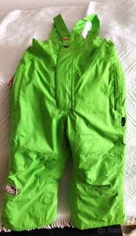 Dětské zateplené kalhoty s laclem vel. 110 a 116 - 6