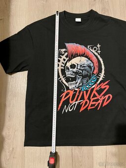 Triko "Punks Not Dead" – velikost XL - 6