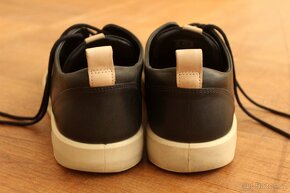 Černé kožené boty Ecco a ortopedické vložky - 6