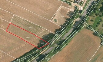 Stavební pozemek, 1300m2, Těškov, o. Rokycany - 6
