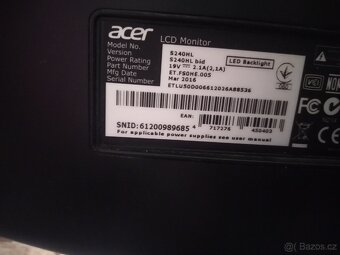Acer S240HLbid - LED monitor 24" - 6
