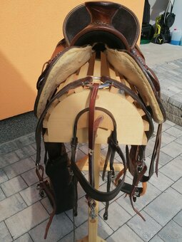 Westernové sedlo Wade - 6