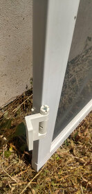 Balkonové síťové dveře proti hmyzu - bílé - nepoužité - 6