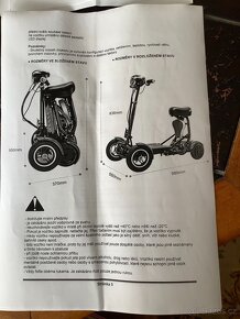 FOLD 2 Li-ion e-Skútr, jako nový - 6