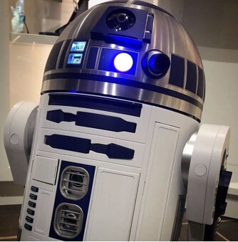 R2-D2 3D vytištěná v životní velikosti 11 plně replika praco - 6