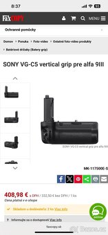 Sony A9 + Baterry Grip - 6