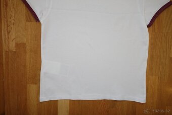 Bílé dívčí letní tričko vel. 152 (XS) - 6