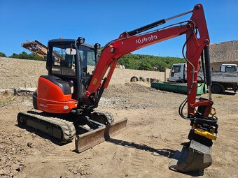 Pásový bagr Kubota U35 + Rotátor Engcon EC204 - 6