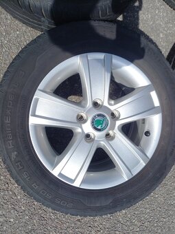 Alu kola Š.Octavia II/VW Caddy + letní pneu 205/60R15 Uniroy - 6