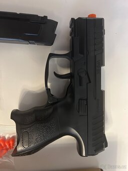 Nová dětská pistol.(plastová na gumové projektily) - 6