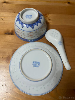 Čínský porcelán, Český porcelán, zdobené skleničky, hrnky - 6