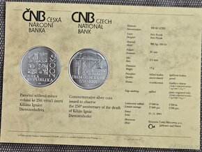200 Kč 250. výročí úmrtí Kiliána Ignáce Dientzenhofera - 6