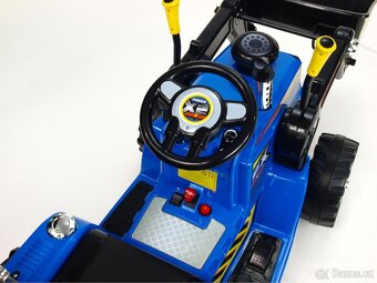 DĚTSKÝ ELEKTRICKÝ TRAKTOR SE LŽÍCÍ MODRÝ - 6