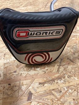 Golfový putter Odyssey O-WORKS Jailbird red - 6