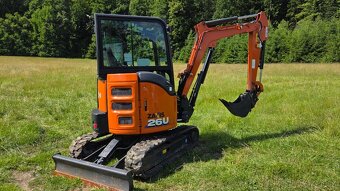 Minibagr Hitachi ZX26U-6, 2024 - zánovní 350mth, 5x lžíce - 6