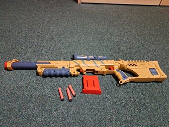 Pušky NERF Double Dealer a vojenská - 6