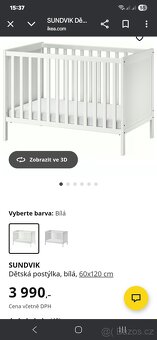 Dětská postýlka a matrace - 6