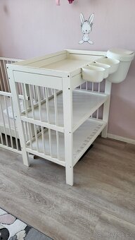 KOMPLET GULLIVER Dětská postýlka, přebalovací pult, matrace - 6