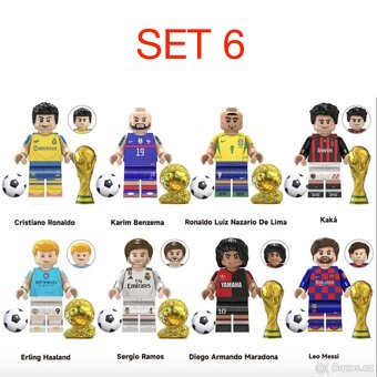 Figúrky futbal + basketbal (8ks) typ lego - nové - 6