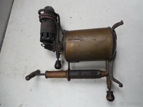 Starý mosazný hořák letlampa D.R.G.M. 34 cm - 6
