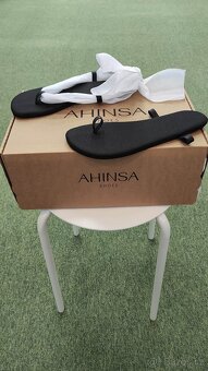 Barefoot Ahinsa Foot Ribbon Ankle Tie Sansals 38 - 6