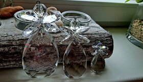 Tři křišťáloví andělíčci,  Vánoční ozdoba, dárek,  Vánoce - 6