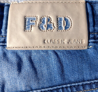 chlapecké rifle/džíny - vel. 140 - zn. F&D - 6