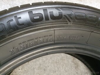 2x -- 215/60 R16 Letní pneu Dunlop Sport bluResponse -- - 6