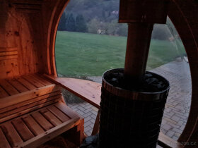 Venkovní panoramatická finská sauna - 6
