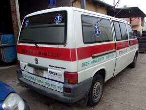 VOLKSWAGEN TRANSPORTER 2,4D 2,5TDÍ 75 KW 2,0Í - 6